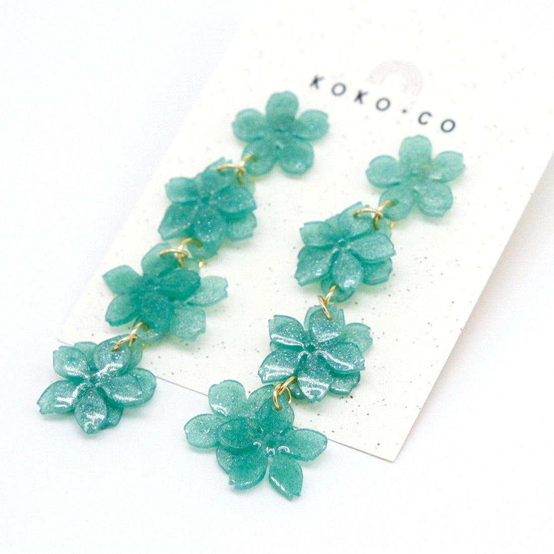 Wisteria Earrings in Turquoise